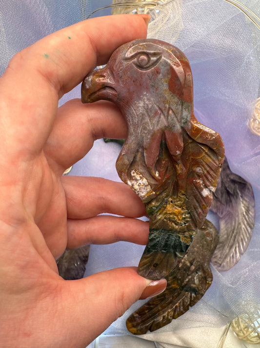 Eagle feather carving