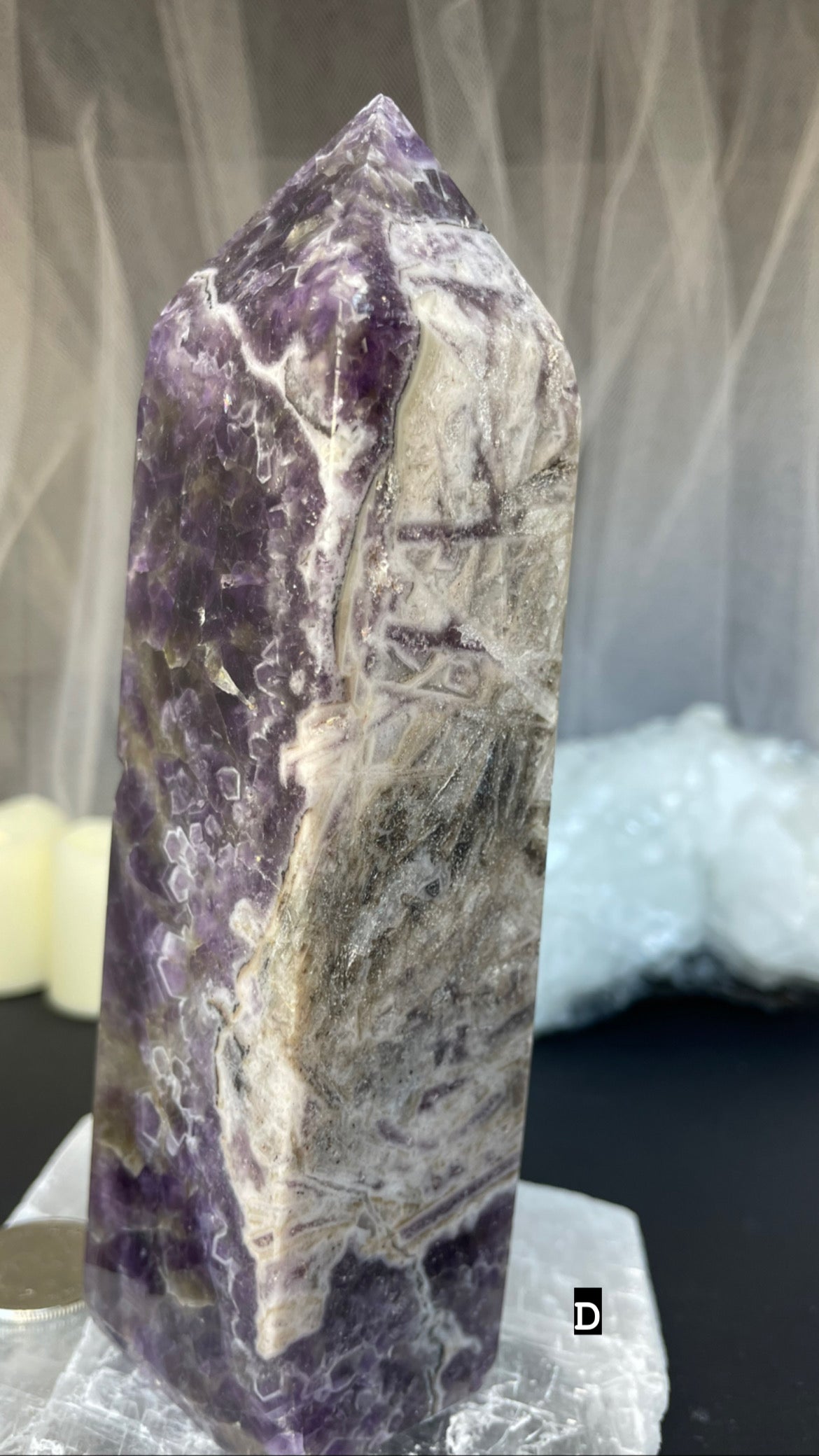 Chevron amethyst towers large