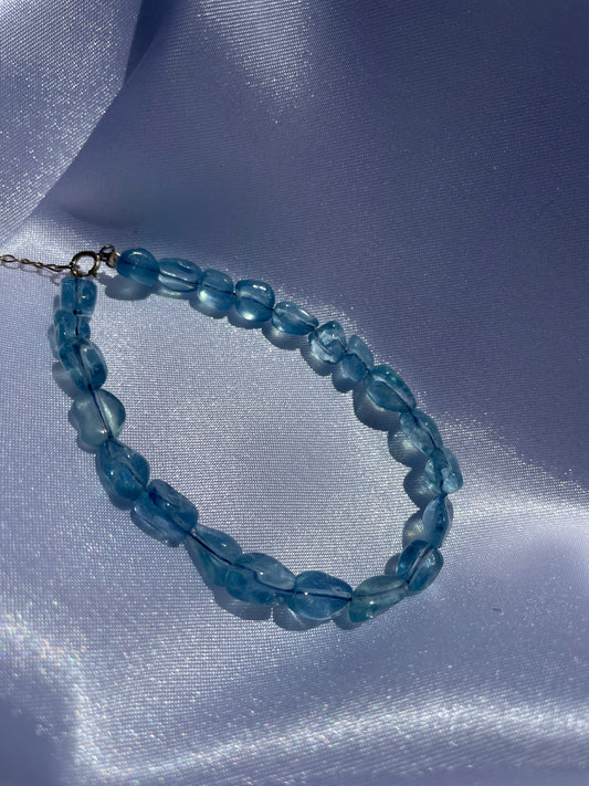 Aquamarine bracelet