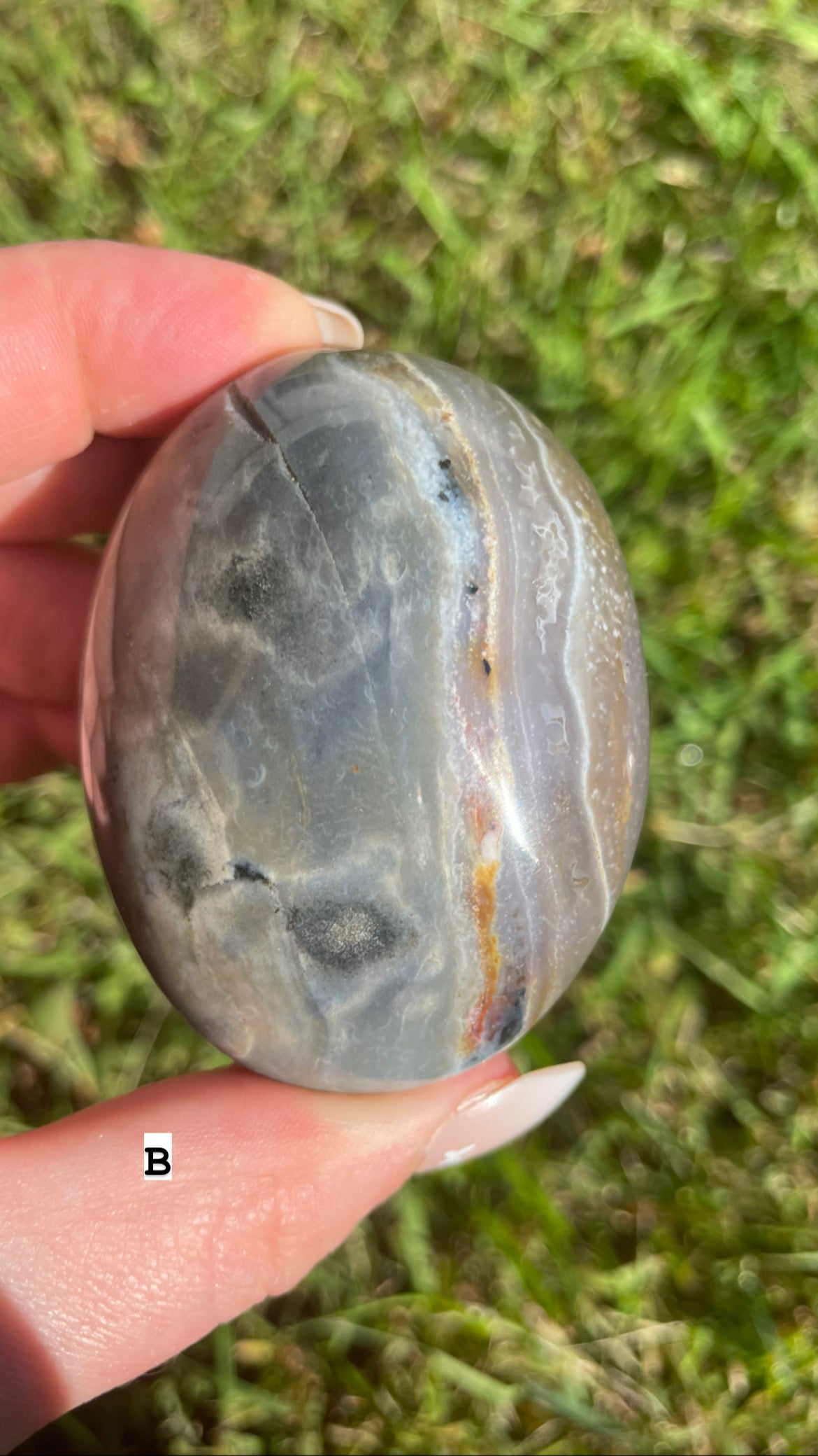 Ocean jasper palm stones