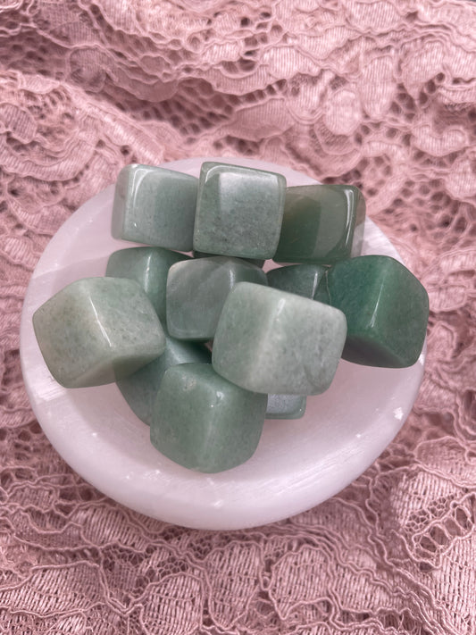 Green Aventurine cube