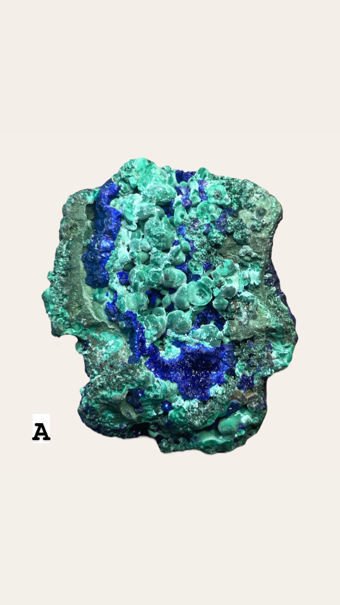 Azurite and malachite