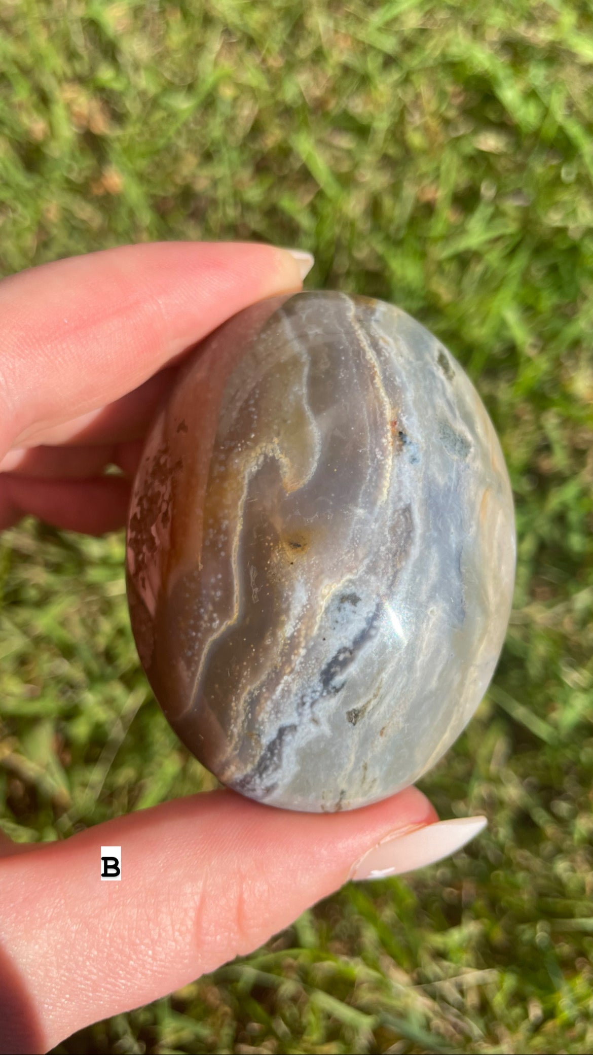 Ocean jasper palm stones