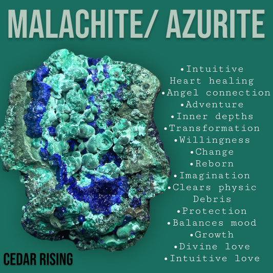 Azurite and malachite