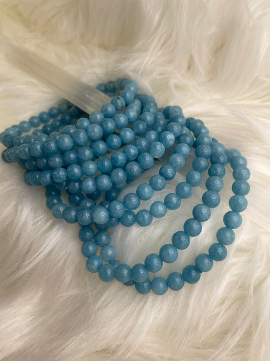 Blue celestite bracelet