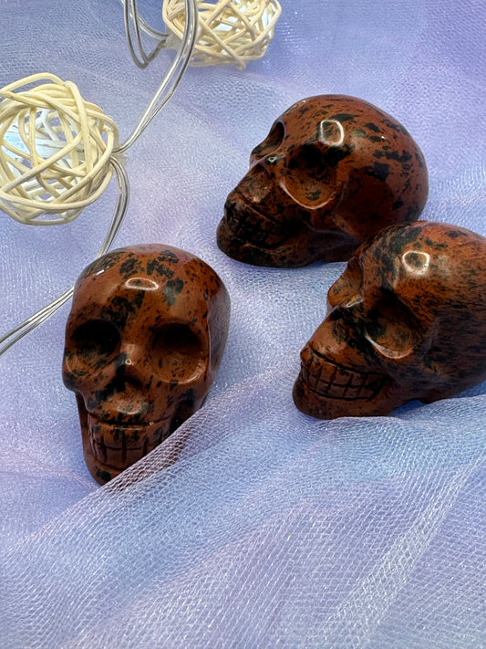 Red Obsidian Skull