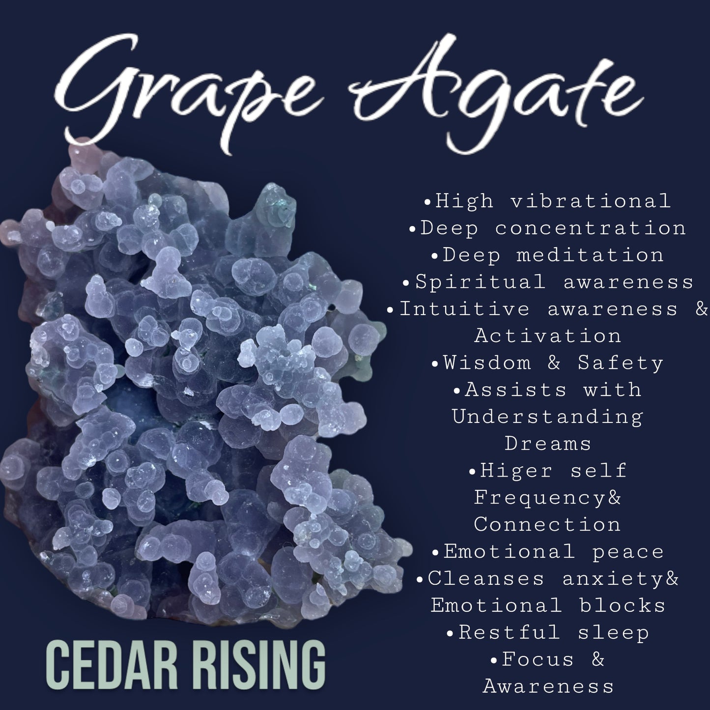 Grape agate