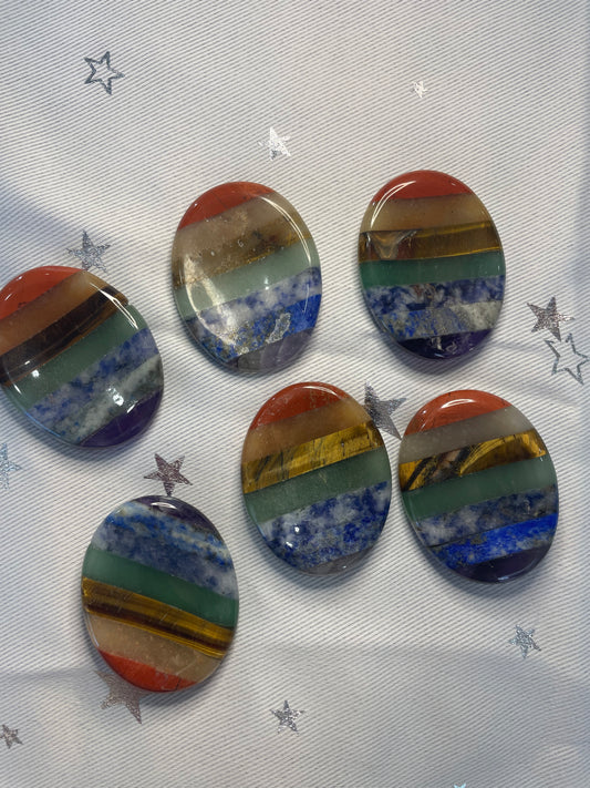 Chakra worry stone