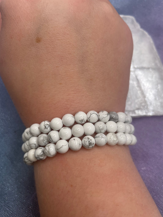 Howlite bracelet