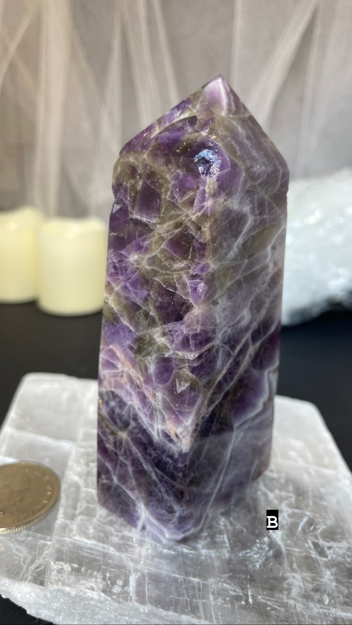 Chevron amethyst towers