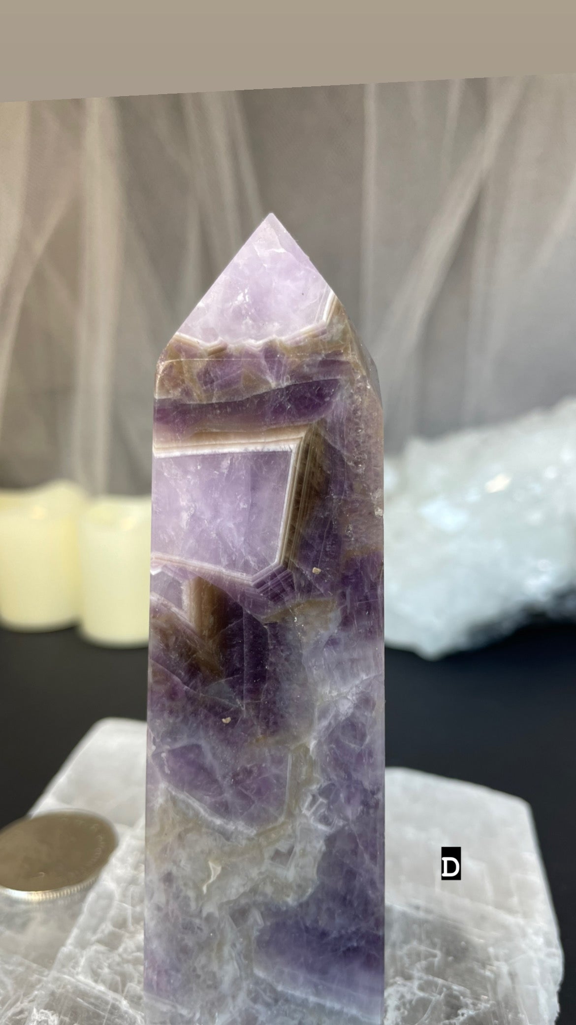 Chevron amethyst towers