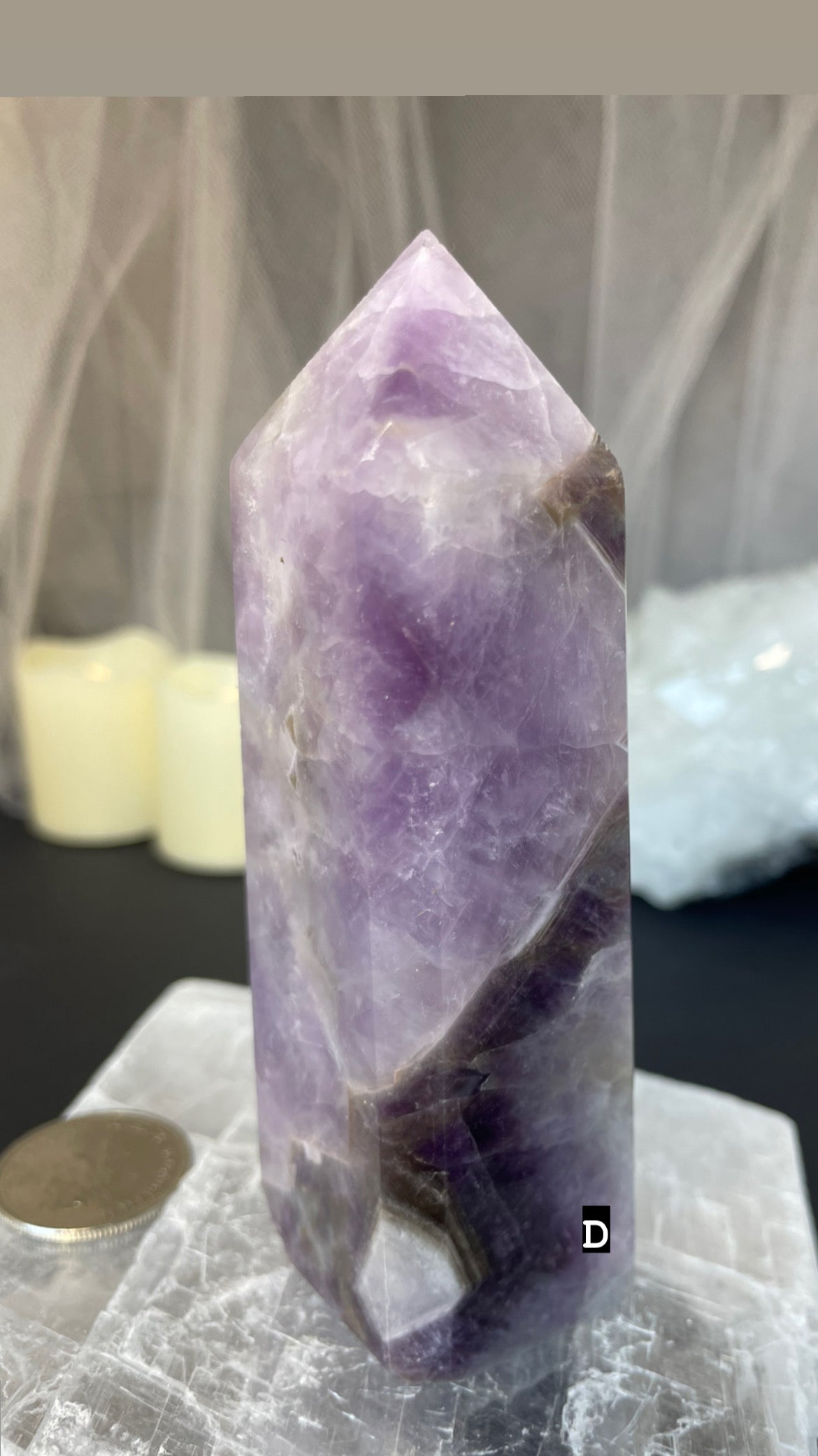 Chevron amethyst towers