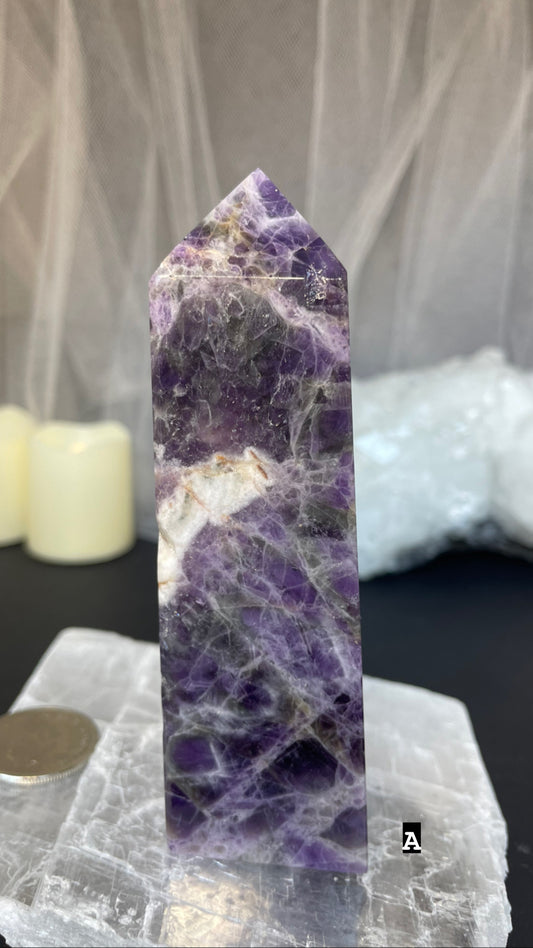 Chevron amethyst towers