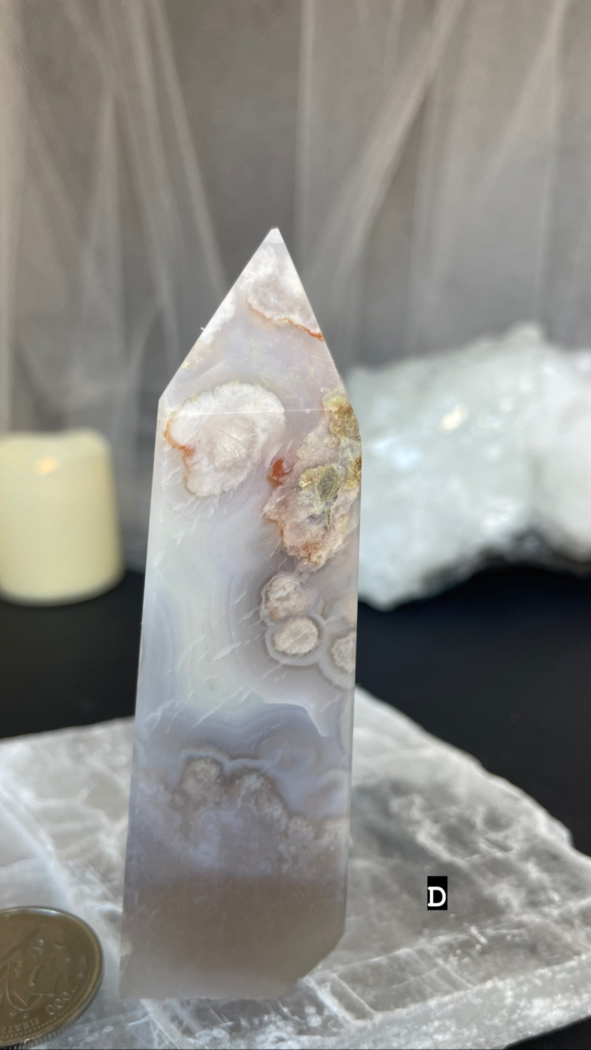 Flower agate towers