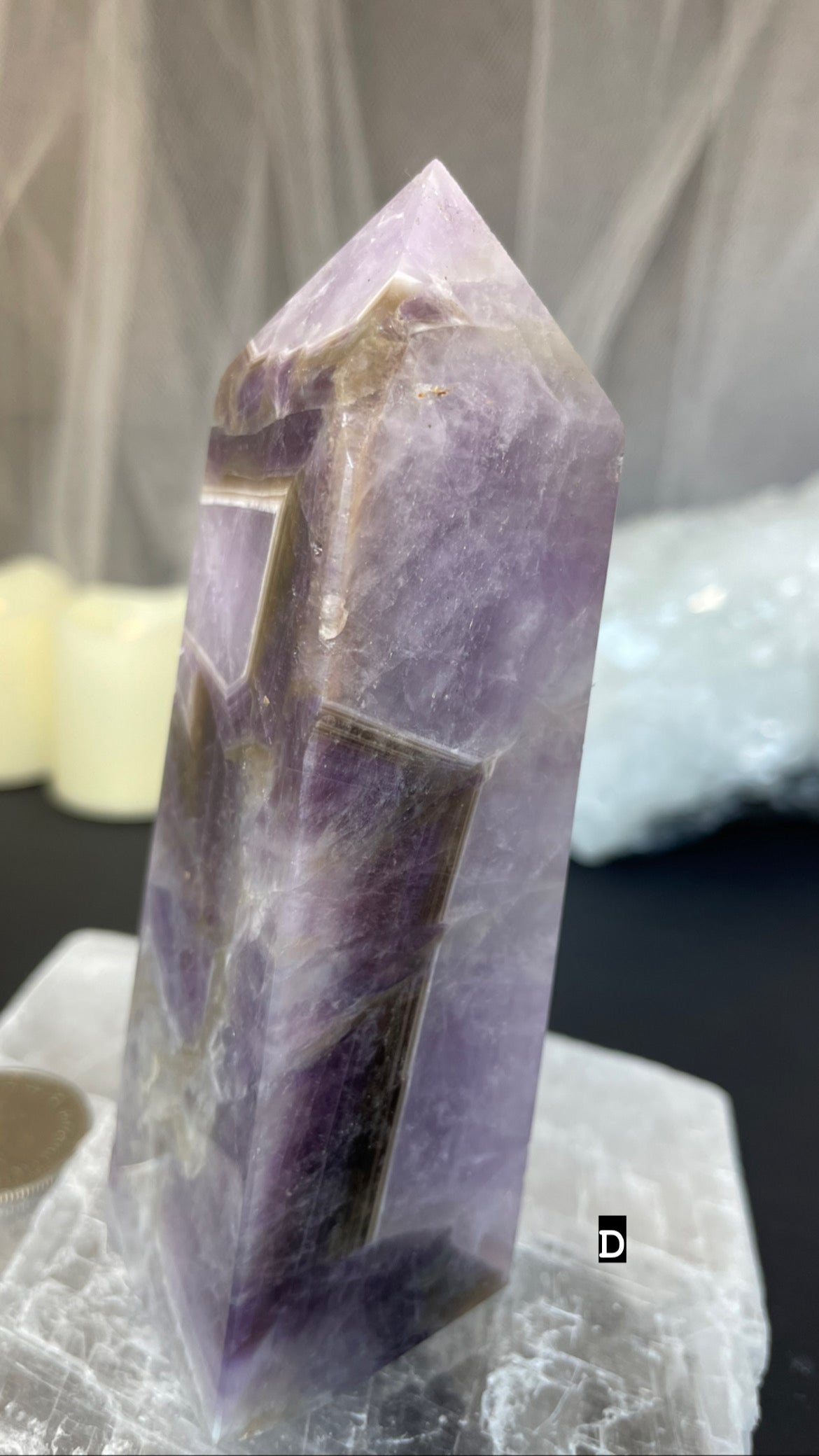 Chevron amethyst towers