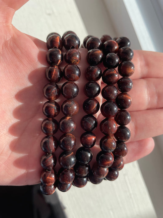 Red Tigers Eye Bracelet