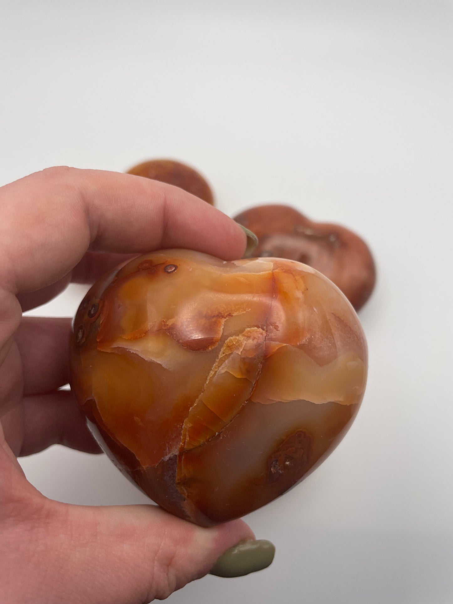 Carnelian hearts