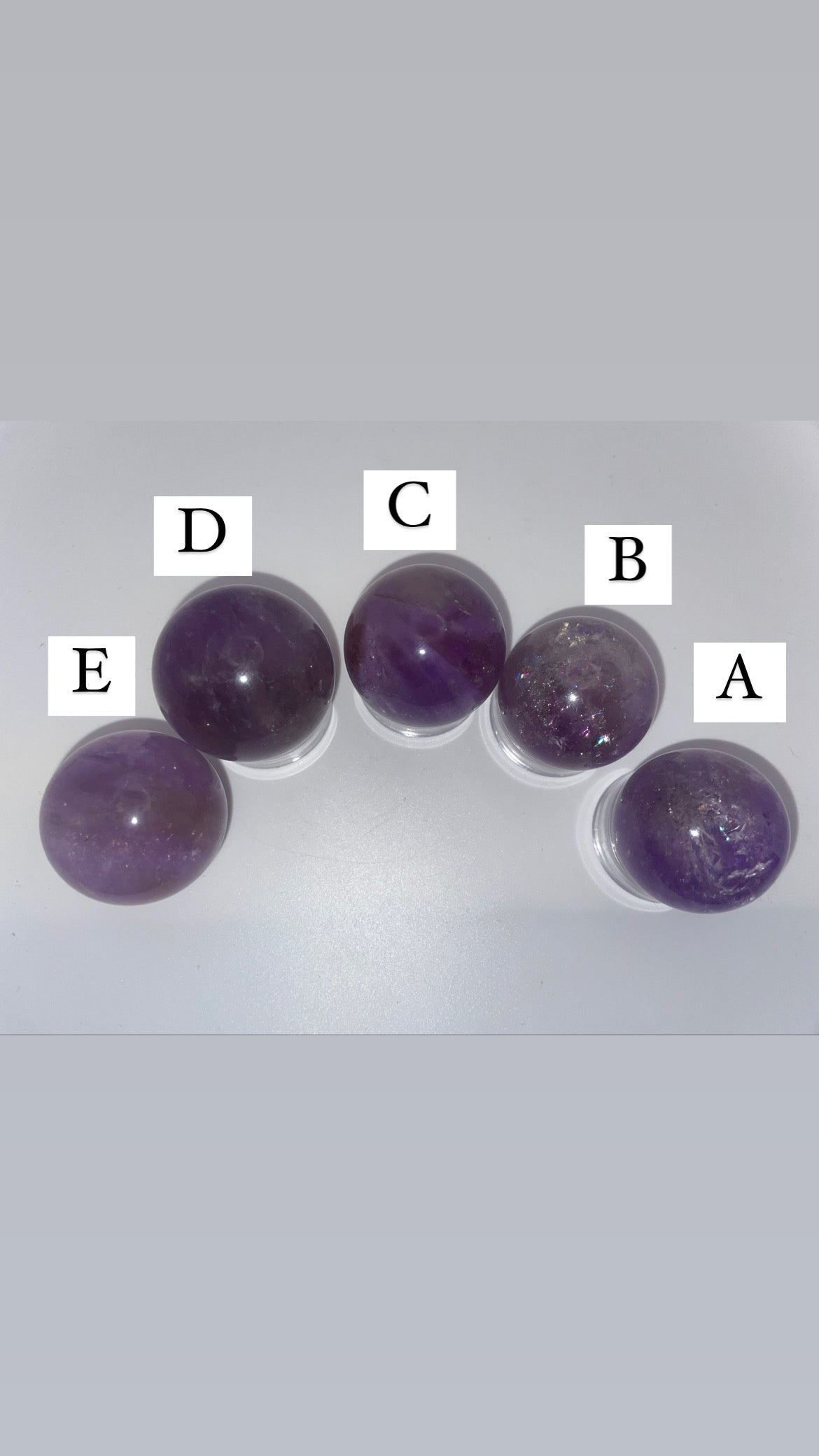 Ametrine spheres- High quality