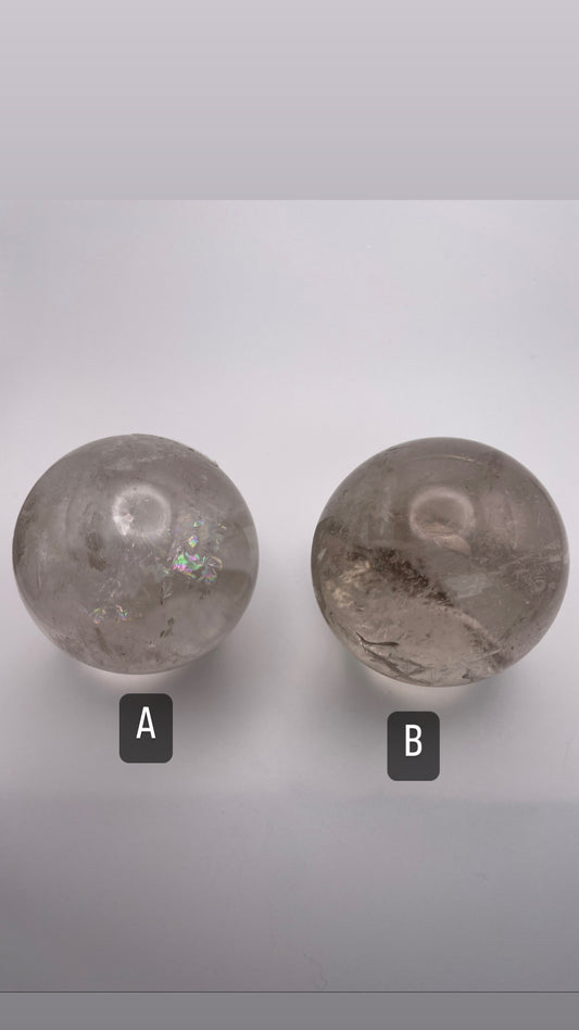 Clear Quartz spheres