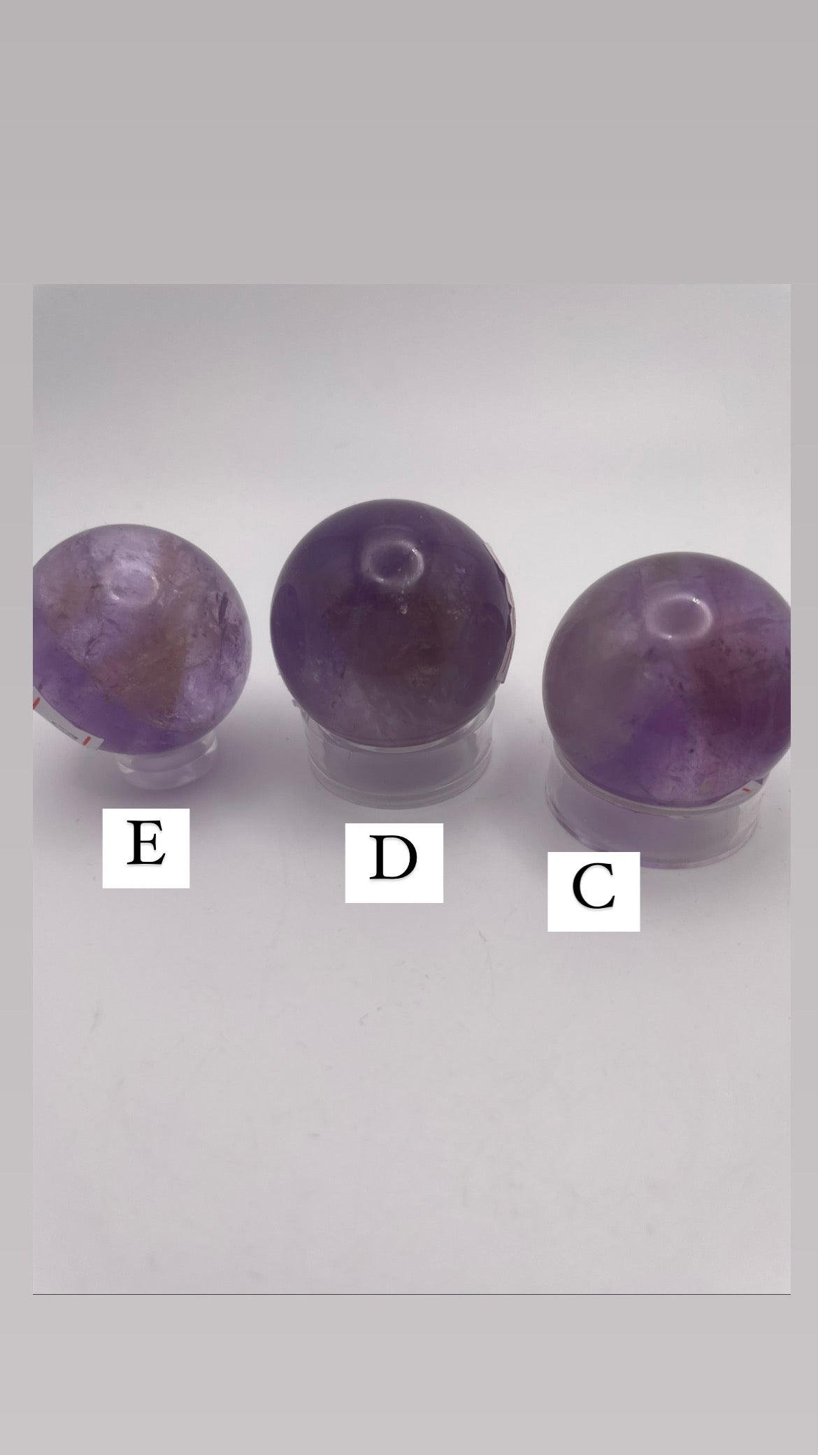 Ametrine spheres- High quality