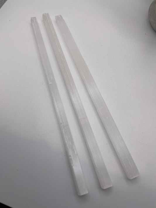 Satin spar (selenite) sticks