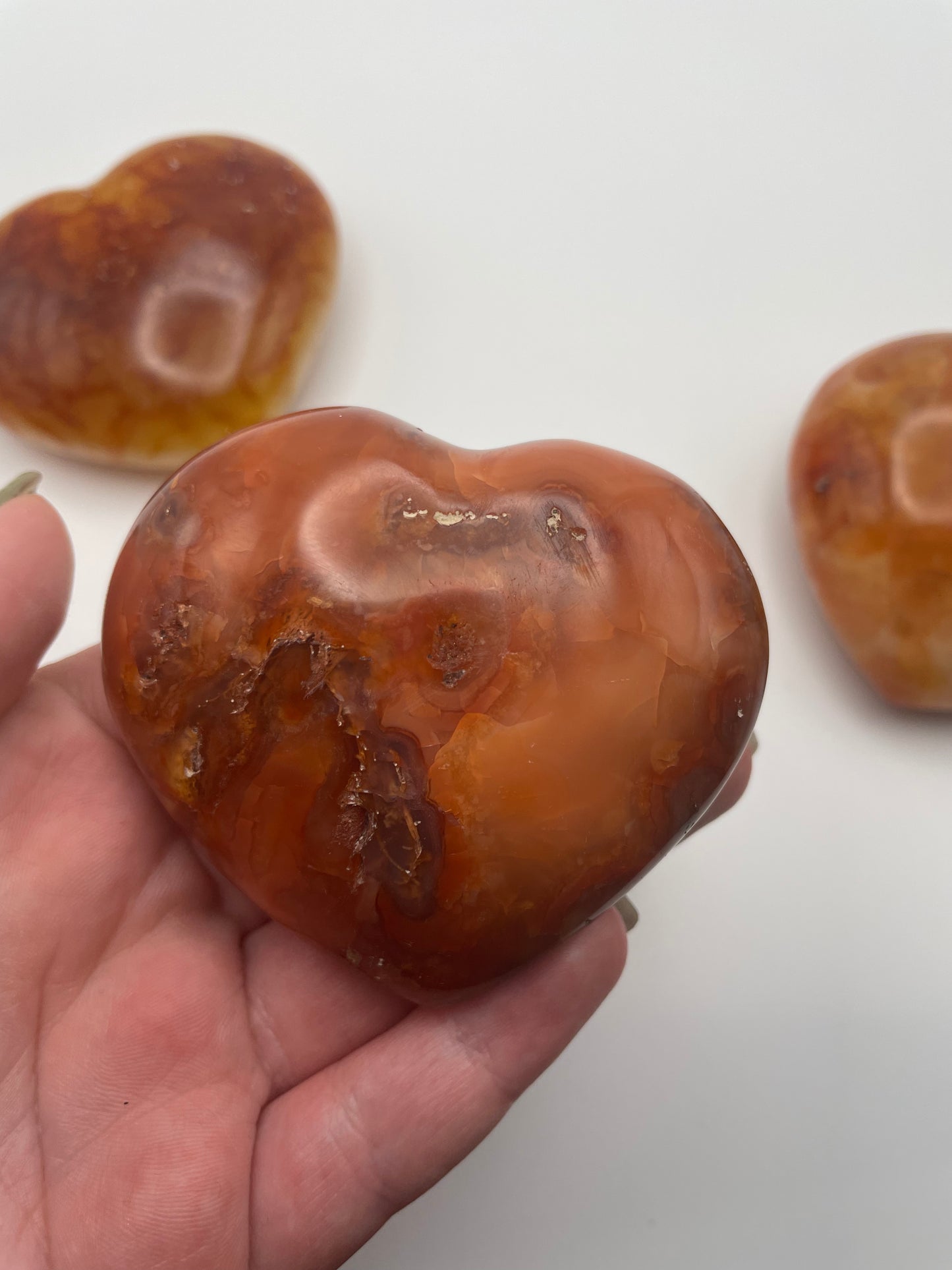 Carnelian hearts