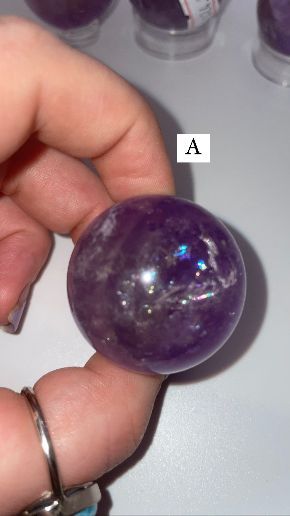 Ametrine spheres- High quality