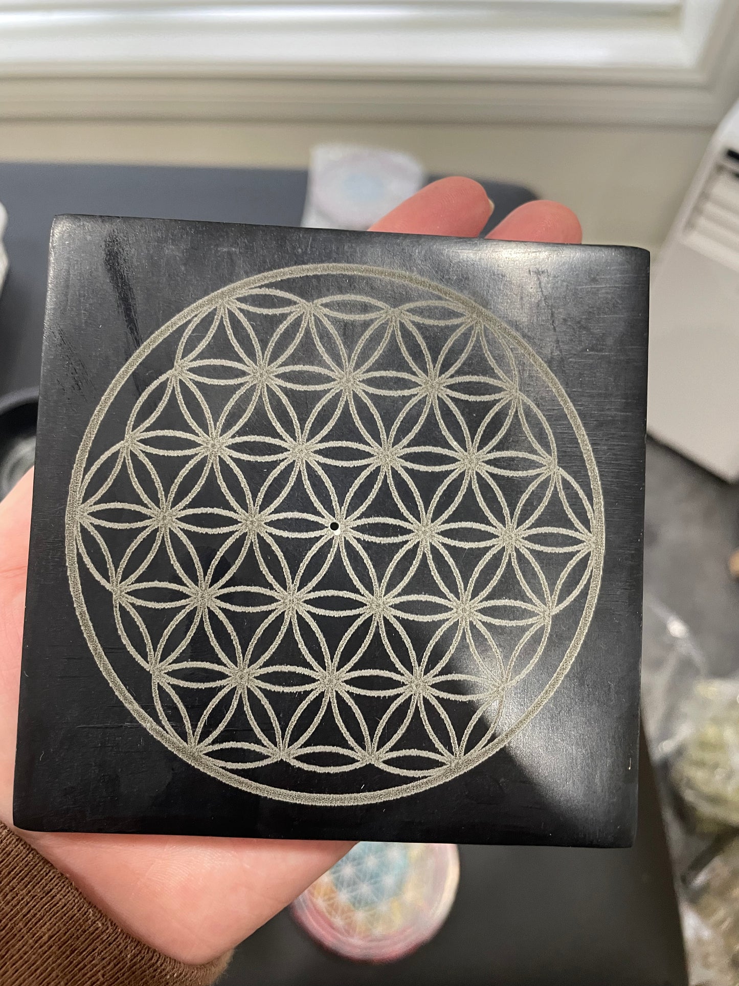 Flower of life incense holder