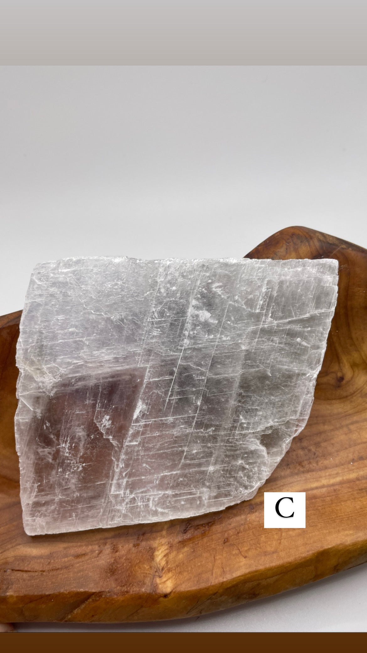 Selenite slabs