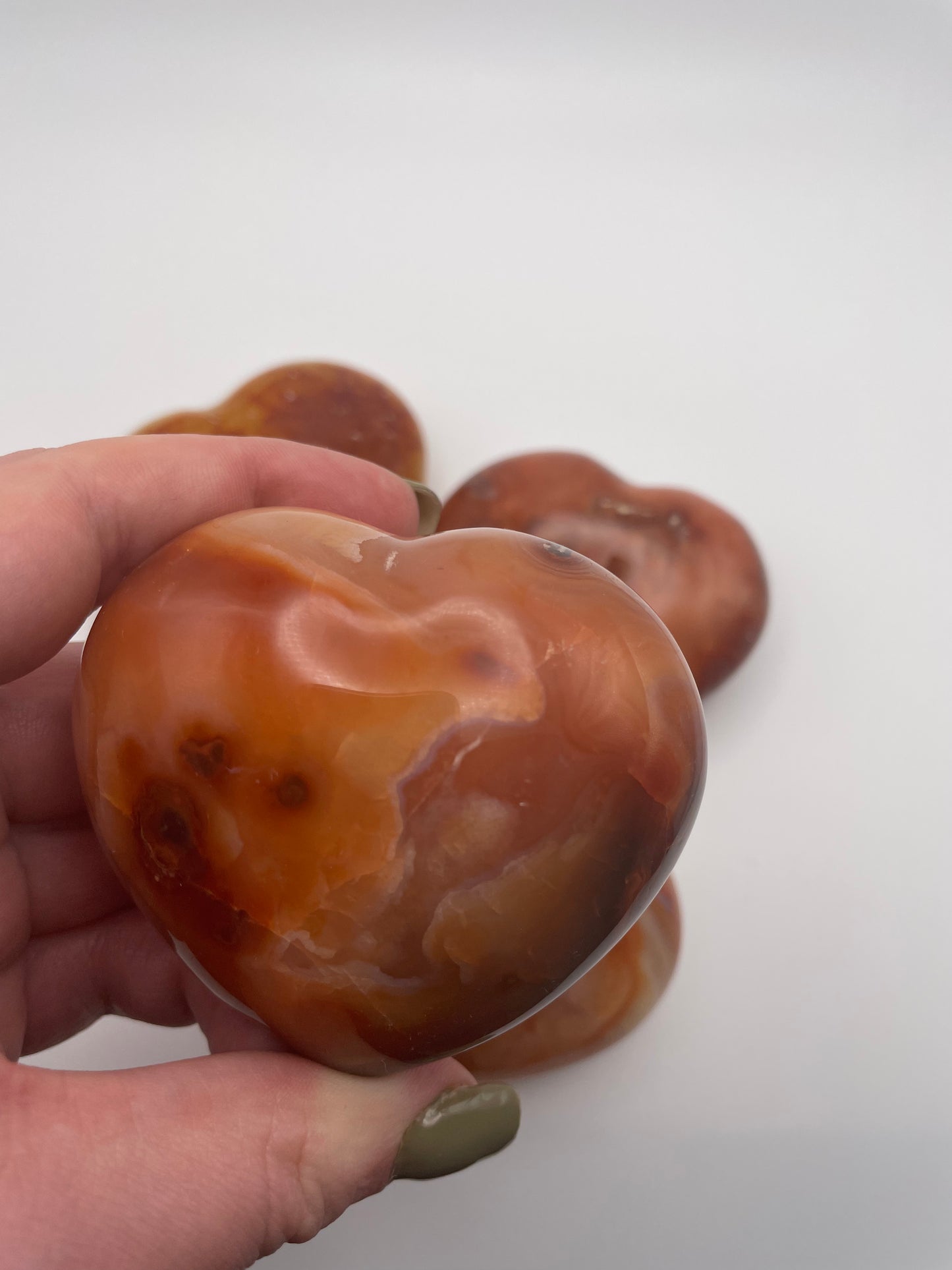 Carnelian hearts