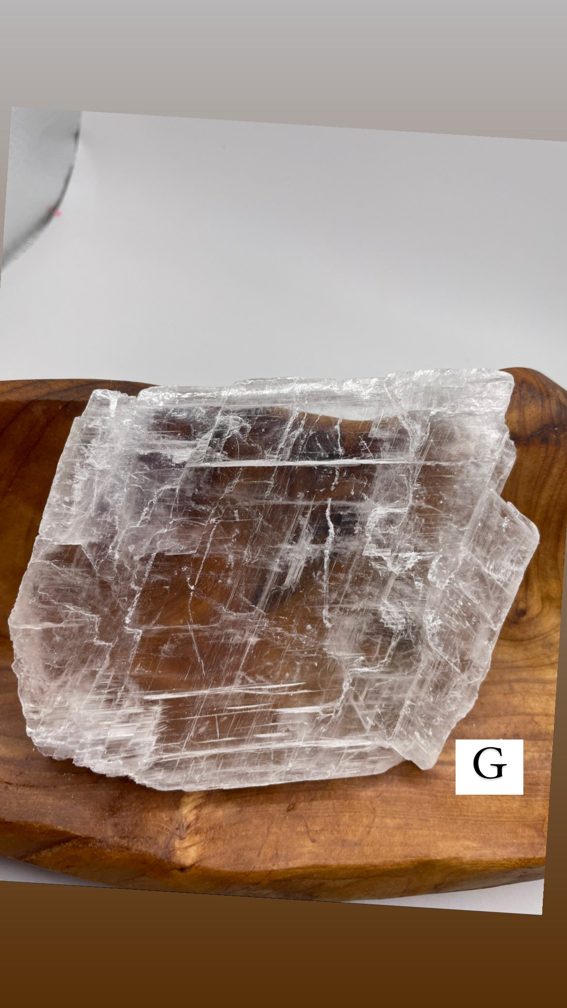 Selenite slabs