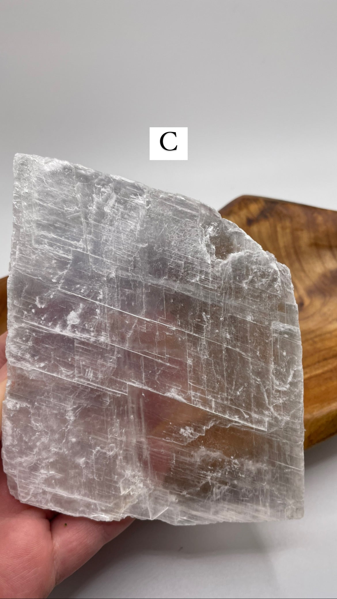 Selenite slabs