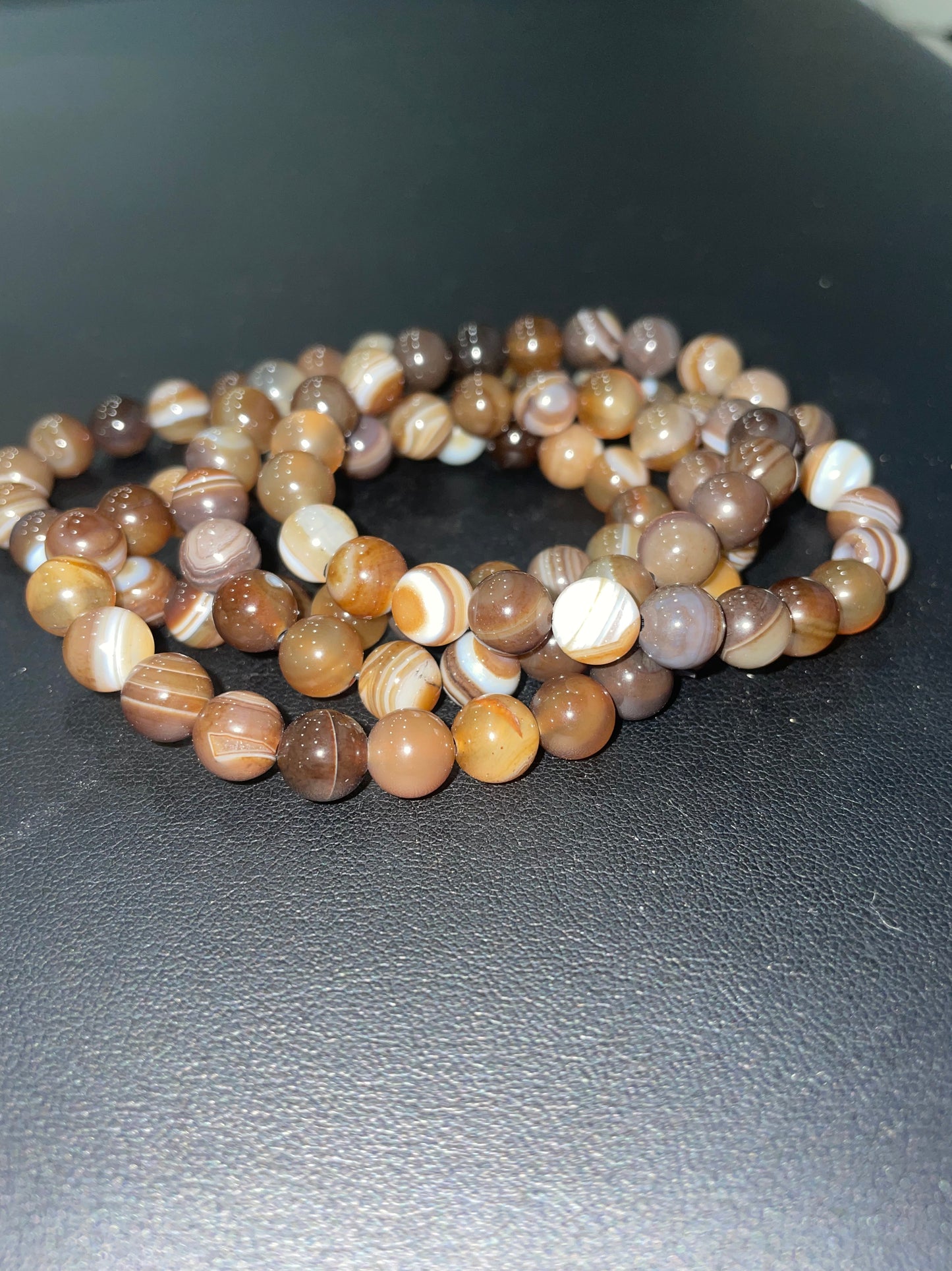 Brown agate bracelet